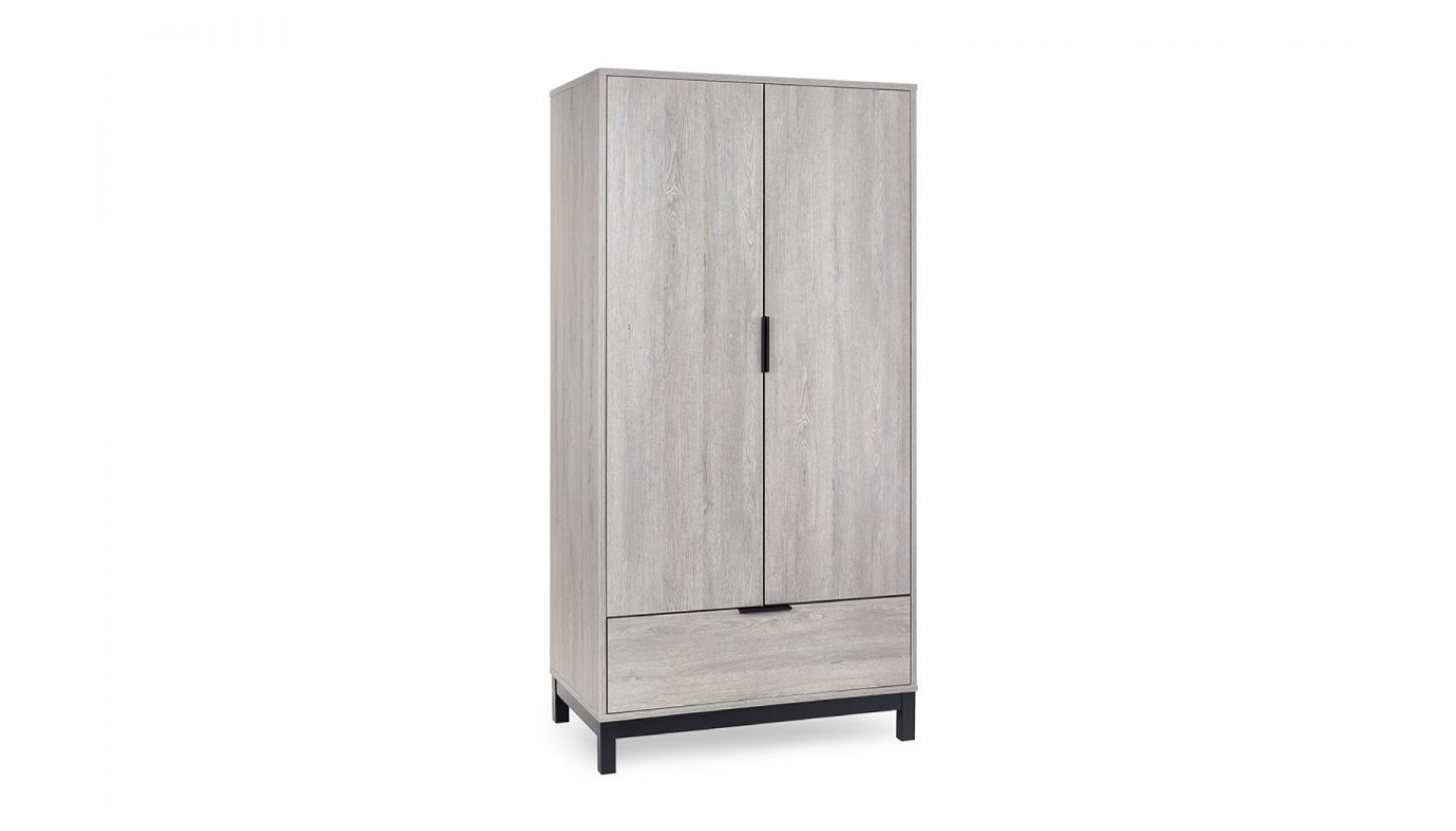 2 Door 1 Drawer Wardrobe