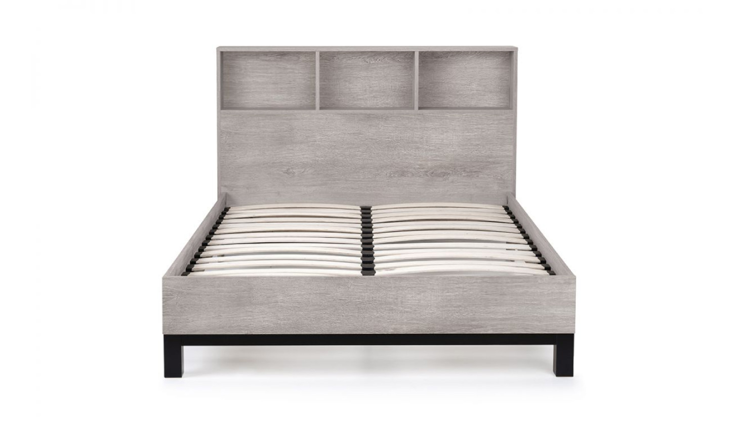 Double Bed with Bookcase Headboard