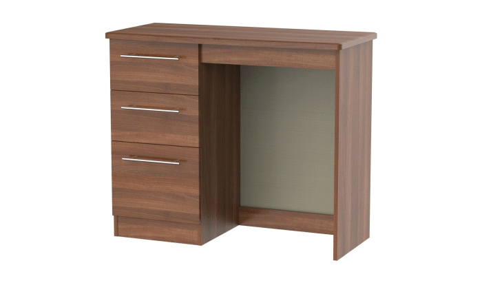 Single Pedestal Dressing Table Vanity