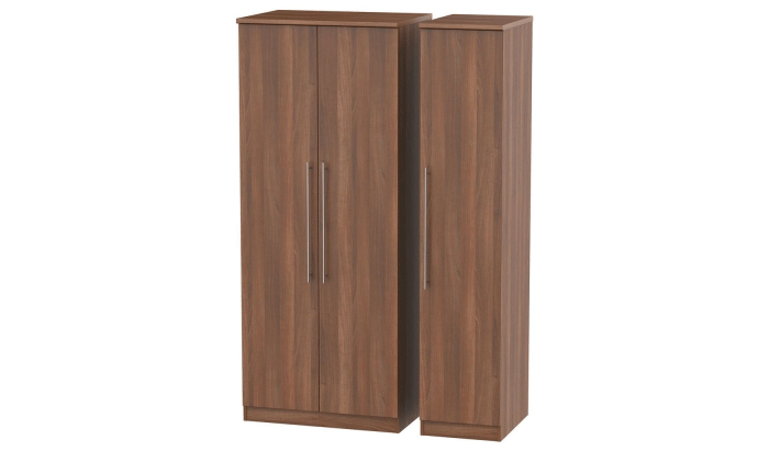 Tall Triple Plain Wardrobe